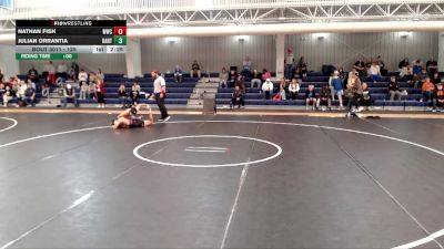 125 lbs Champ. Round 1 - Julian Orrantia, Barton vs Nathan Fish, Western Wyoming College