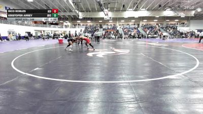 149 lbs Quarterfinal - Rico Robles, Arizona Christian University vs Kristofer Arrey, Missouri Valley