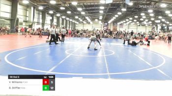 132 lbs Rr Rnd 3 - Vance Williams, Fear The Beard vs Blue Stiffler, Roundtree Wrestling Academy Black