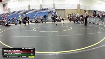 63 lbs 3rd Place Match - Brooks Horwath, Team Donahoe Wrestling Club vs Greyson Goodwin, Team 312 Wrestling Club