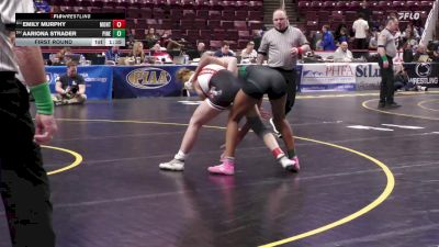 124 lbs First Round - Emily Murphy, Montgomery-G vs Aariona Strader, Pine Richland-G