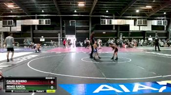 56 lbs Round 4 - Caleb Romero, Grindhouse WC vs Renee Garza, Sunnyside Wrestling