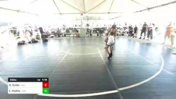 106 lbs Semifinal - Noah Butler, Legacy WC vs Ethan Padilla, Team Quest