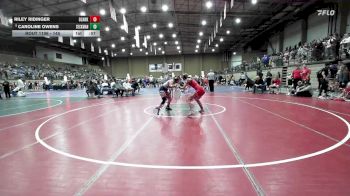 145 lbs Cons. Round 6 - Riley Ridinger, Ozark vs Caroline Owens, Seckman