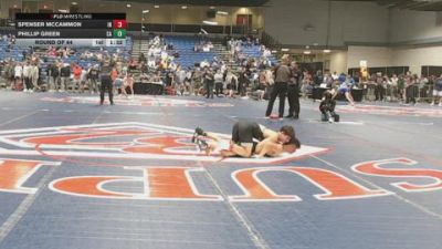 126 lbs Round Of 64 - Spenser McCammon, IN vs Phillip Green, CA