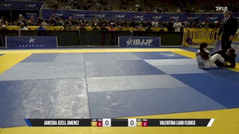 Valentina Liani Flores vs Janessa Jizell Jimenez 2026 Pan Kids Jiu-Jitsu IBJJF Championship