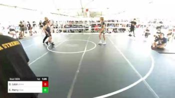 130 lbs Quarterfinal - Daryn Leon, Brawley vs Connor Perry, Point Loma WC