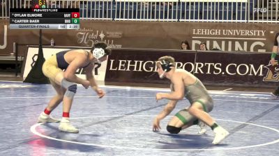 165 lbs Quarterfinal - Dylan Elmore, Navy vs Carter Baer, Binghamton