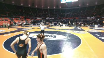 3A 120 lbs Champ. Round 1 - Dom Munaretto, St. Charles (East) vs Timothy Swaim, Edwardsville (H.S.)