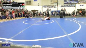 64 lbs 3rd Place - Kopelan Kirby, Tahlequah Wrestling Club vs Nelijah Davis, Black Fox Wrestling Club