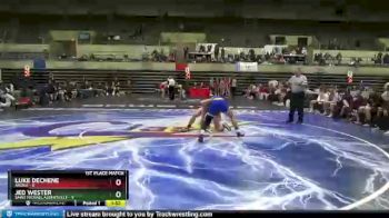 160 lbs Finals (8 Team) - Jed Wester, Saint Michael Albertville vs Luke DeChene, Anoka