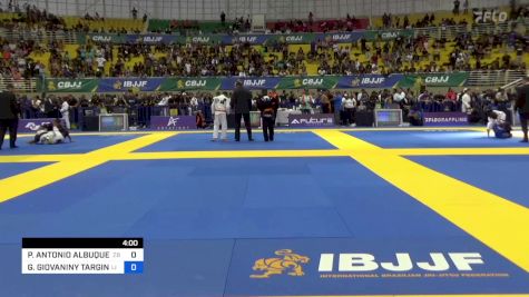 PEDRO ANTONIO ALBUQUERQUE DA SIL vs GABRIEL GIOVANINY TARGINO SILVA 2023 Brasileiro Jiu-Jitsu IBJJF