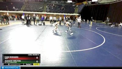 110 lbs Cons. Round 6 - Cain Rodgers, Iowa vs Hudson Welton, DC Elite Wrestling