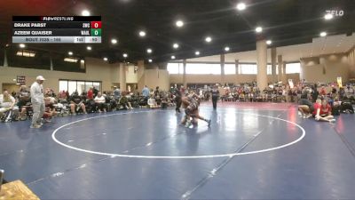 165 lbs Cons. Round 1 - Azeem Quaiser, Wrestling Academy Of Louisiana vs Drake Pabst, Stronghold Wrestling Club