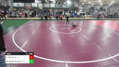 46 lbs Rr Rnd 3 - Easton DeLaCruz, Scottsbluff Wrestling Club vs Westyn Wasserburger, Midwest Destroyers