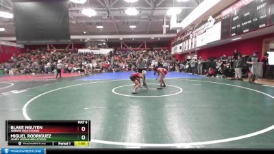 115 lbs Cons. Round 3 - Blake Nguyen, Arroyo High School vs Miguel Rodriguez, James Logan High School