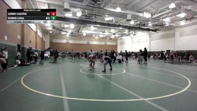157 lbs Cons. Round 4 - Ruben Luna, Montclair vs Jared Castro, West Covina