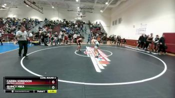 145 lbs Cons. Round 2 - Quincy Mika, Pinedale vs Caiden Sorenson, Greybull/Riverside