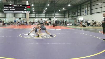 144 lbs 1 - Colby Groce, 84 ATHLETES vs Emmitt Henley, WILLIAMSBURG WRESTLING CLUB