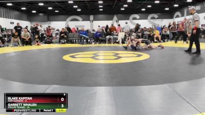 85 lbs Round 2 (6 Team) - Garrett Whalen, Steller Trained vs Blake Kapitan, Fort Hammers