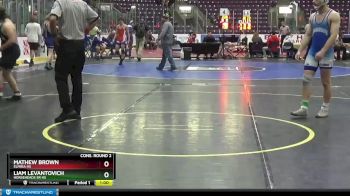 160 lbs Cons. Round 2 - Liam Levantovich, Horseheads Sr HS vs Mathew Brown, Elmira HS