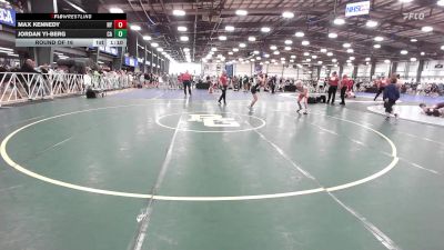 90 lbs Round Of 16 - Max Kennedy, NY vs Jordan Yi-Berg, CA