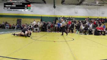 215 lbs Champ. Round 1 - Trevor Jones, Mount Vernon vs Eric Lin, Dublin Jerome