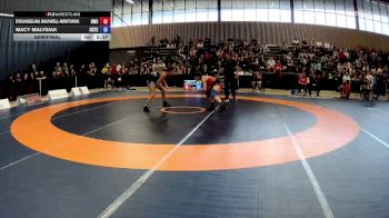 59kg Semifinal - Eveangelina Maxwell-Nikiforuk, Dinos Wrestling Club vs Macy Malysiak, Hamilton Wrestling Club