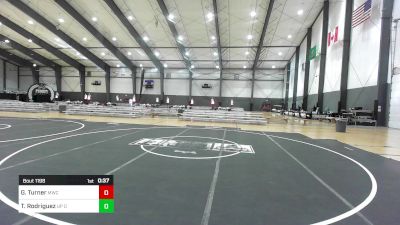 132 lbs Consi Of 16 #2 - Garrett Turner, Mwc vs Travis Rodriguez, UP Outlaws
