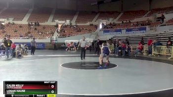 D2-106 lbs Cons. Round 2 - Caleb Kelly, Cactus Shadows vs Logan Hause, Horizon