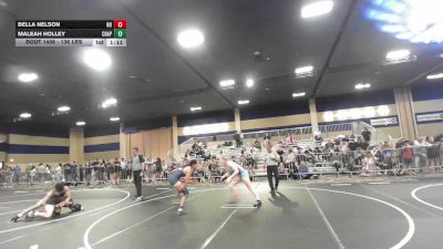 136 lbs Round Of 32 - Bella Nelson, N8 vs Maleah Holley, Chaparral HS