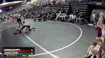 75 lbs Round 5 (6 Team) - Cameron Rodgers, Minnesota Maroon vs Andrew Taussig, Kansas Copperhead