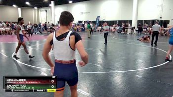 157 lbs Finals (8 Team) - Zachary Ruiz, Explorer Wrestling Club vs Nevan Nadeau, Florida Elite Wrestling Academy