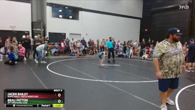 49 lbs Quarterfinal - Jacen Bailey, White Knoll Youth Wrestling vs Beau Patton, JET Wrestling Club