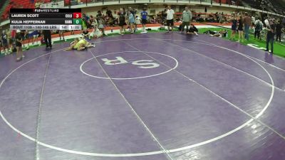 140-145 lbs Champ. Round 2 - Kulia Heffernan, Hawaii vs Lauren Scott, Colorado