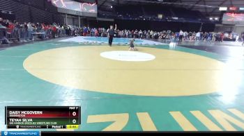 54 lbs Cons. Semi - Daisy McGovern, Washington vs Teyah Silva, Gig Harbor Grizzlies Wrestling Club