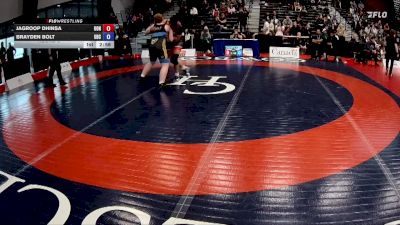 110kg Round 3 - Jagroop Dhinsa, Guru Gobind Singh Wrestling Club vs Brayden Bolt, Newfoundland & Labrador WC