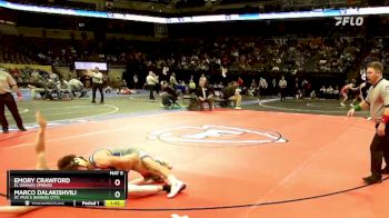 150 Class 1 lbs Quarterfinal - Marco Dalakishvili, St. Pius X (Kansas City) vs Emory Crawford, El Dorado Springs