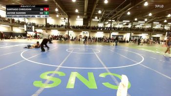 132Yellow lbs Rr Rnd 3 - Santiago Chrisjohn, Cba vs Javone Dakkins, Cicero-North Syracuse