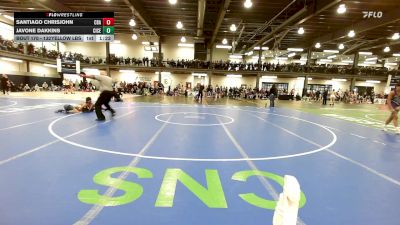 132Yellow lbs Rr Rnd 3 - Santiago Chrisjohn, Cba vs Javone Dakkins, Cicero-North Syracuse