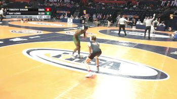 3A 120 lbs Cons. Round 2 - Ray Long, Niles (Notre Dame) vs Timothy Swaim, Edwardsville (H.S.)