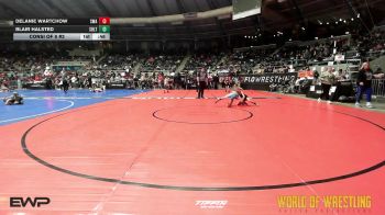 66 lbs Consi Of 8 #2 - Delanie Wartchow, Shelton Wrestling Academy vs Blair Halsted, Sebolt Wrestling Academy