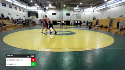 184C lbs Rr Rnd 1 - Jake Stefanowicz, Penn vs Luke Isaak, Asu