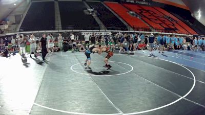 126 lbs Jackson DEttore, South Carolina 2 HS Boys vs Drake Wisvary, Idaho 1 HS Boys