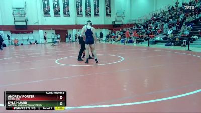 157 lbs Cons. Round 2 - Andrew Porter, Pacific (OR) vs Kyle Huard, Western Washington University