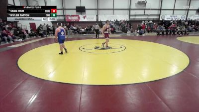 190 lbs Quarterfinal - Tagg Rich, Morgan vs Wyler Tatton, Carbon