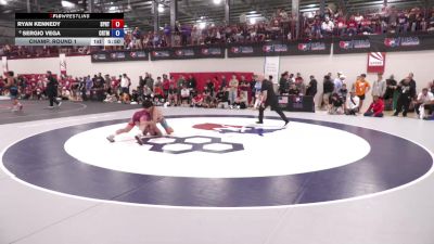 65 kg Champ. Round 1 - Ryan Kennedy, Spire RTC vs Sergio Vega, Cowboy RTC/ Titan Mercury Wrestling Club (TMWC)