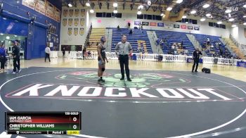 150 Gold 3rd Place Match - Christopher Williams, Camden vs Iam Garcia, Southwest Miami