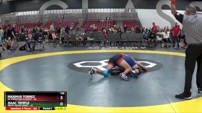 129 lbs Placement Matches (8 Team) - Isaac Temple, Death Squad Wrest vs Maximus Torrez, DC Wrestling Academy