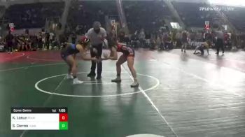 116 lbs Consolation - Kelsey Loeun, Team FCA vs Sofia Correa, Team FCA